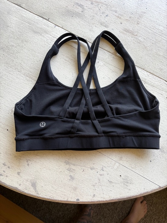 lululemon athletica Other - lululemon athletica Black Strappy Crossback Sports Bra